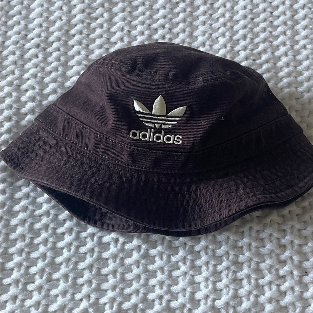 Adidas Dark Brown Bucket Hat
